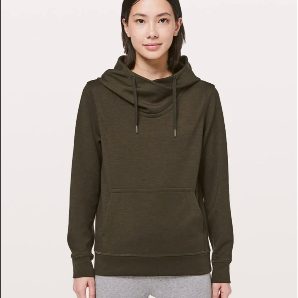 lululemon City Sleek Hoodie Women’s Dark Olive 4